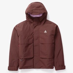 Men's S - Nike ACG PrimaLoft Skull Peak Storm-FIT Burgundy Jacket FV8681 652